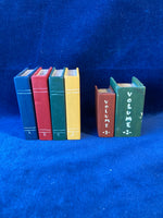 Set of Small Wooden Decorative Books