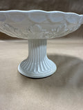 White Pedestal Candy Dish