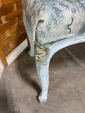 Painted Upholstered Bench