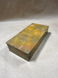 Rectangle Brass Box Lined With Wood — Bradley Hubbard