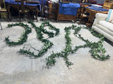 Bin of Faux Greenery- 6 Strands (3 Lighted/3 No Lights)