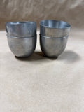 (B) Set Of 4 Stieff Pewter P50-10 Jefferson Cups
