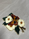 Brass Dogwood And Butterfly Suncatcher (A)