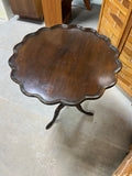 Scallop Edge Tilt Top Table, Unbranded