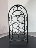 Heavyweight Arched Wrought Iron Wine Rack
