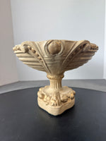 Milano Designs Ornate Plaster Pedestal Bird Bath