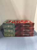 (A) Lot Of Rauch Red Glass Ornaments // 3 Boxes 14 In Each Box