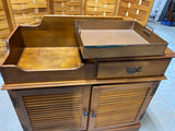 Vermont of Winooski Dry Sink, on Casters, with Removable Copper Tray