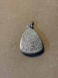 Silver Tone/Pink Pendant