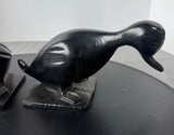 Pair of Virginia Metalcrafters Vintage Cast Iron Ducks