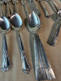 Nobility Plate & W.M. A. Rogers Oneida Assorted Flatware - 55 Pieces