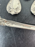 9-Piece Towle Old Master Sterling Silver Strawberry Forks