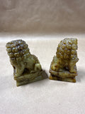 Soapstone Foo Dog - Pair