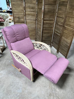 La-Z-Boy Rattan Lilac Rocking Recliner