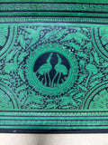 Green And Black Crane And Asian Inspired Serving Tray