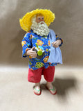 Santa Claus In Beach Clothing