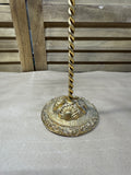 Metal Gold Rope Three Ring Towel Holder