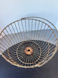 Rustic Vintage Farmhouse Gathering Basket