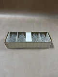 Williams Sonoma Glass Pineapple Candle Taper Holder - Set Of 4