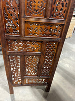 Three Panel Carved Screen