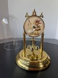 Goebel Hummel Vintage Anniversary Glass Dome Mantel Clock (WORKS)