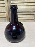 (B) 1704 Amethyst “Godspeed” Works On Ivory Glass Bottle // Numbered On Bottom 97/400