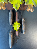 Hand Carved & Painted Vintage Wooden German Black Forest Musical Cuckoo Clock with Pendulum and Weights