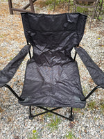 Pair of Black Folding Lawn Chairs w/Carry Bags
