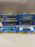 Lot Of 6 A.H.M. Box Cars And Locomotive - In Box