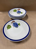 Set Of 4 Vitantonio Italian Grape Bowls
