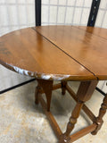 Petite Drop Leaf Side Table, Hitchcock Style