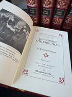 6-Volume Complete Set of Jefferson and His Time Easton Press Collector’s Edition Leather Bound Hardcover Books