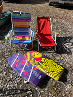 Beach Lot: 2 Chairs/2 Boogie Boards