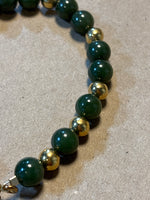 Green/Gold Beaded Bracelet