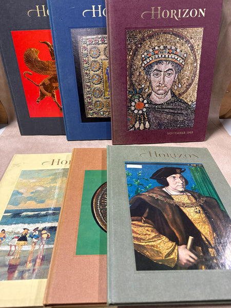 (F) Set Of 6 Horizon Hardcover Books — 1963