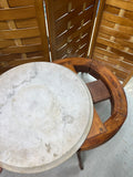 Marble Top Pedestal Stand/Table
