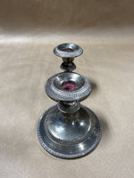 Pair Of Silver Plate Candle Stick Holders