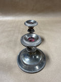 Pair Of Silver Plate Candle Stick Holders
