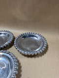 3-Piece Aluminum Dotted Trinket Dishes
