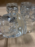 4 Tiffin-Franciscan Kings Crown Thumbprint Juice Glasses // 2 Sets Available // *** PRICED INDIVIDUALLY ****