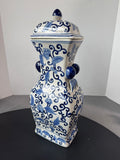 Blue & White Crackled Chinoiserie Ginger Jar (2 AVAILABLE—PRICED INDIVIDUALLY AT $25 EACH)