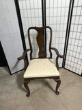 Single Arm Chair with Cream Seat Cushion