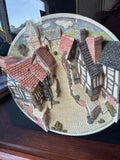 (B) David Winter City Street Plate Shadow Box