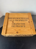 Mis En Bouteille French Wooden Wine Bottle Crate