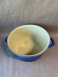 Blue Enamel Cooking Pot / No Lid