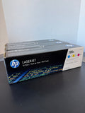 Sealed HP LaserJet 128A Color Ink Cartridge Tri-Pack