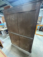 Antique Bow Front China Cabinet***HEAVY ITEM***