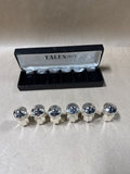 Silver Plate Mini Salt And Pepper Shakers - 6 Pieces