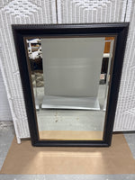 Beveled Mirror with Corded Design Frame