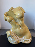 Resin Female Torso Sculpture Wine Bottle Holder